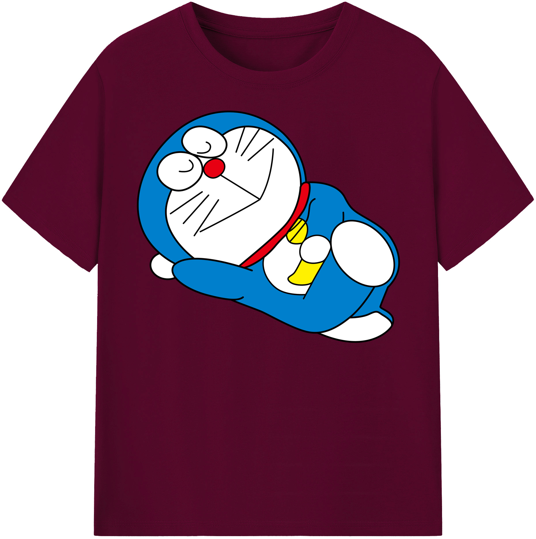 （画像用） ドラえもん Doraemon レディースカジュアルプリントTシャツ（綿100％）